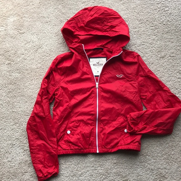 crop rain jacket